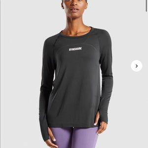 GYMSHARK LIGHTWEIGHT SEAMLESS LONG SLEEVE TOP